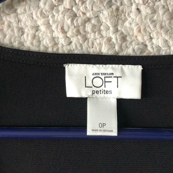 Black 0P Ann Taylor dress - Picture 2 of 3